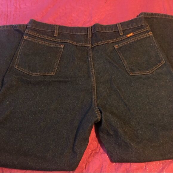 Rustler 40x39 thick workers pants dark blue - Picture 2 of 4